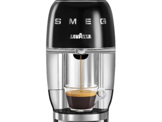 اسپرسوساز اسمگ لاوازا رنگ مشکی Lavazza A Modo Mio Smeg