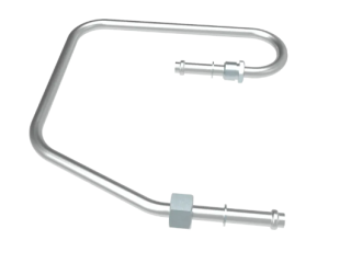 لوله صفحه گاز بوش با کد فنی ۱۱۰۱۴۵۴۶