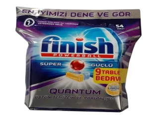 قرص ماشین ظرفشویی فینیش مدل کوانتوم Quantum بسته ۵۴ عددی