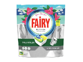 قرص ماشین ظرفشویی فیری مدل PLATINUM بسته ۶۵ عددی