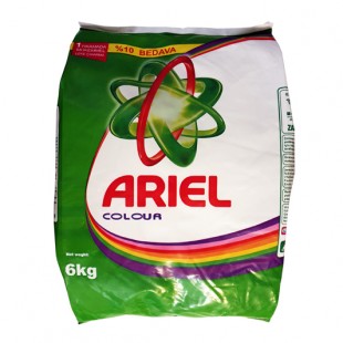 پودر ماشین لباسشویی آریل مدل COLOUR وزن 6000 گرم