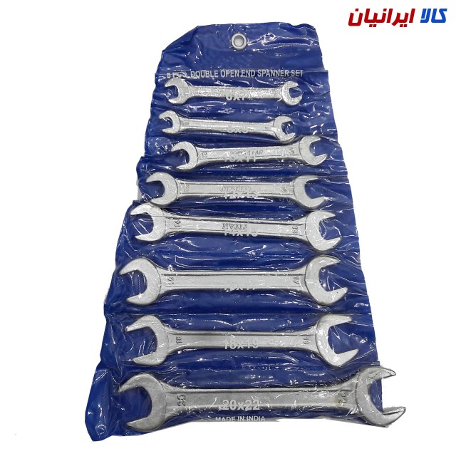 مجموعه 8 عددی آچار دو سر تخت