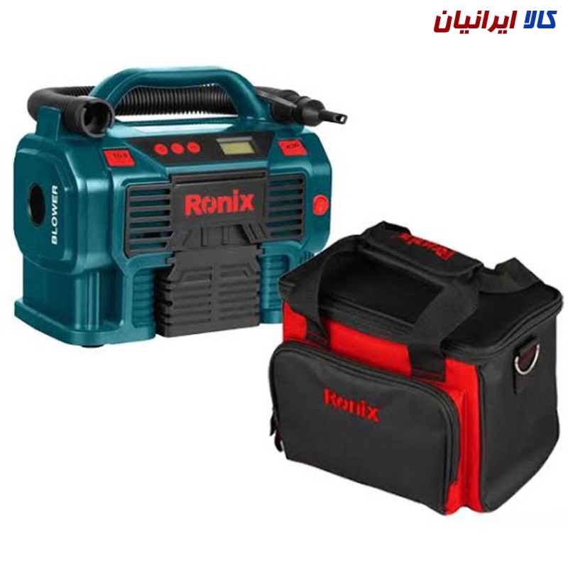 مینی کمپرسور سه کاره فندکی و برق شهری رونیکس با کیف مدل RH-4261B