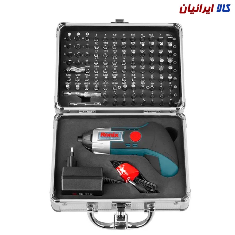 پیچ گوشتی شارژی رونیکس مدل 8500 با باتری ۳.۶ ولت اتوماتیک