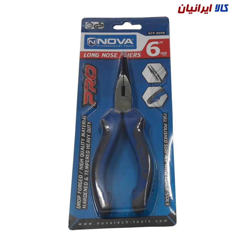 انبر دم باریک 6 اینچ  NOVA کد NPT8008