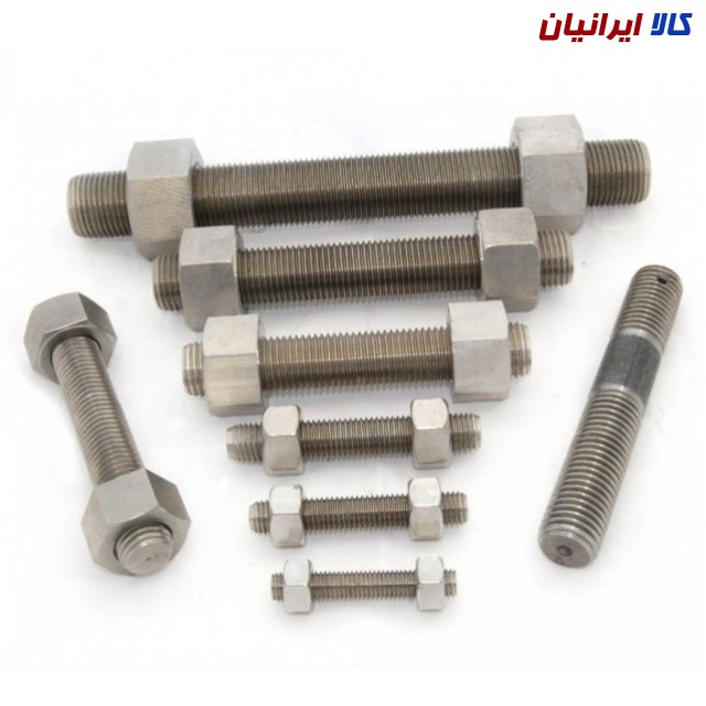 پیچ و مهره تمام رزوه یا استاد بولت (Stud Bolt)