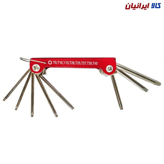 مجموعه 8 عددی آچار آلن ستاره‌ای یانگ گونگ مدل LB-048M