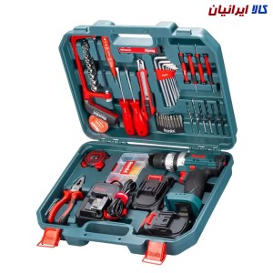 کیت دریل شارژی 20 ولت 53 پارچه رونیکس مدل RS-8620