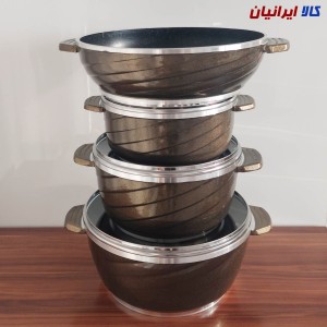 سرویس قابلمه و تابه گرانیتی 7 پارچه ژوپیتر
