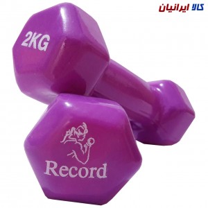 دمبل ايروبيک روکشدار 2 کيلوگرمي - دو عددي