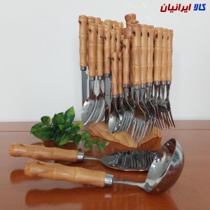 سرویس قاشق و چنگال استنددار 39 پارچه