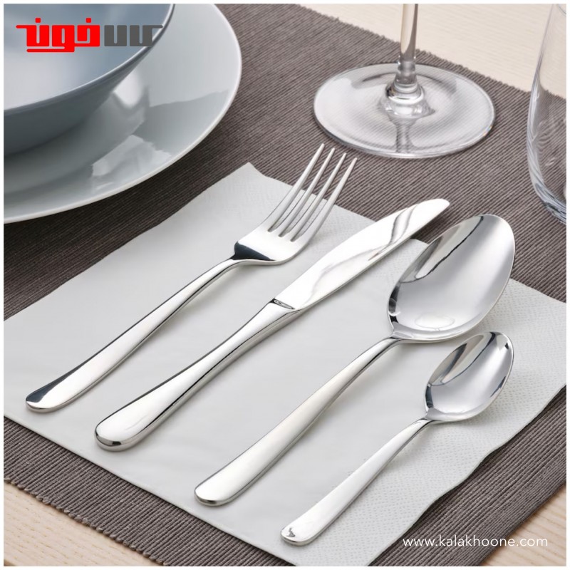 سرویس 30 پارچه قاشق چنگال و کارد ایکیا مدل MARTORP