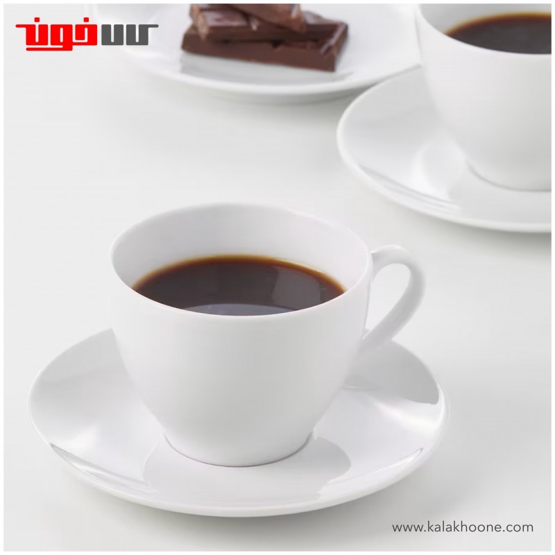 ست فنجان نعلبکی ایکیا مدل VÄRDERA