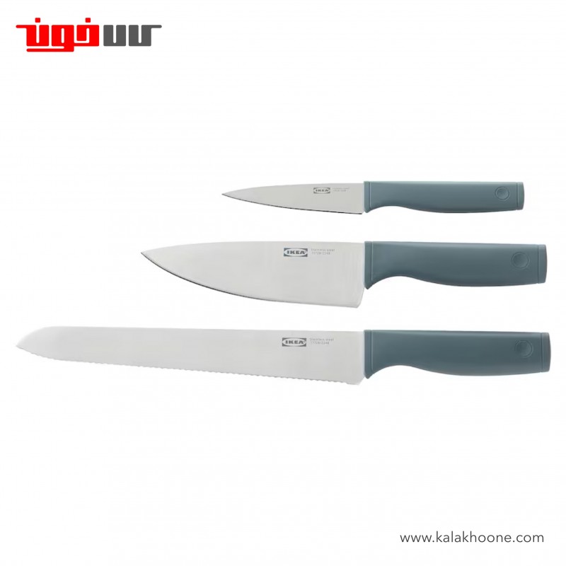ست ۳ تایی چاقو ایکیا مدل TIGERBARB