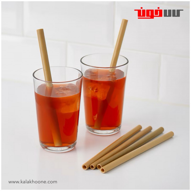 ست نی نوشیدنی بامبو ایکیا مدل OKUVLIG