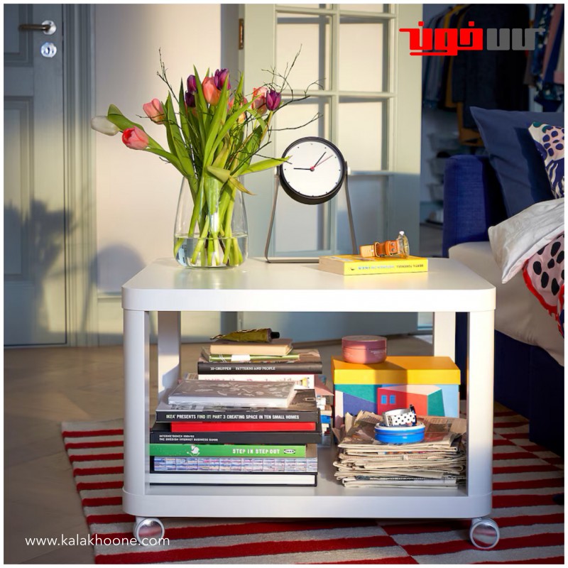 میز چرخ دار ایکیا مدل TINGBY