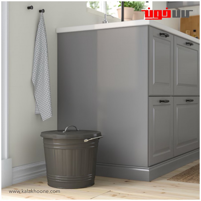 سطل فلزی ایکیا مدل KNODD