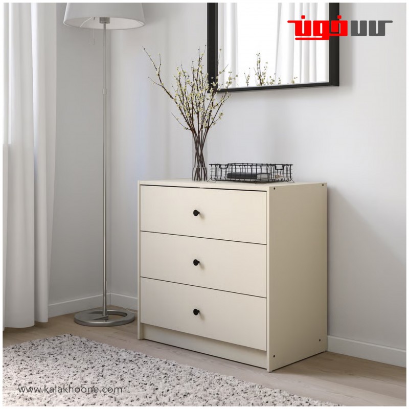 دراور سه کشو ایکیا مدل GURSKEN