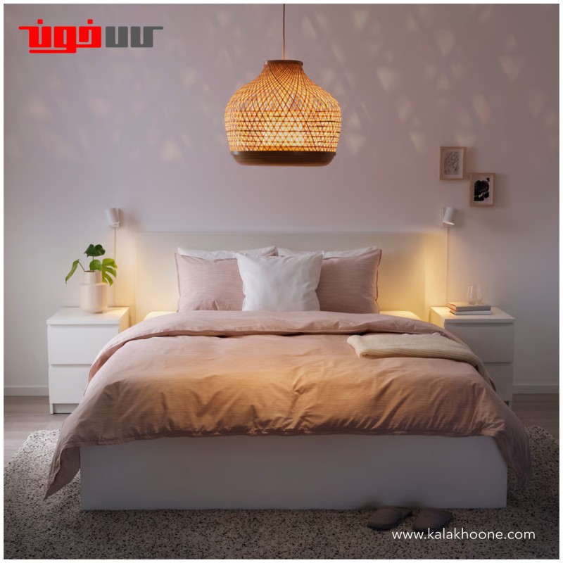 لوستر حصیری ایکیا مدل MISTERHULT