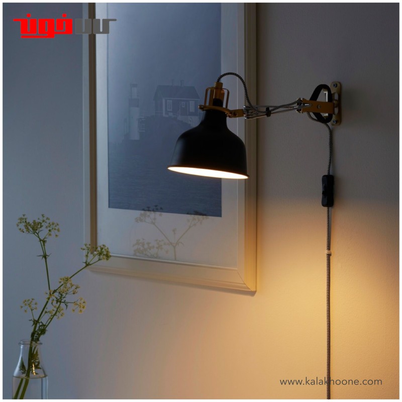 چراغ دیواری گیره ای ایکیا مدل RANARP