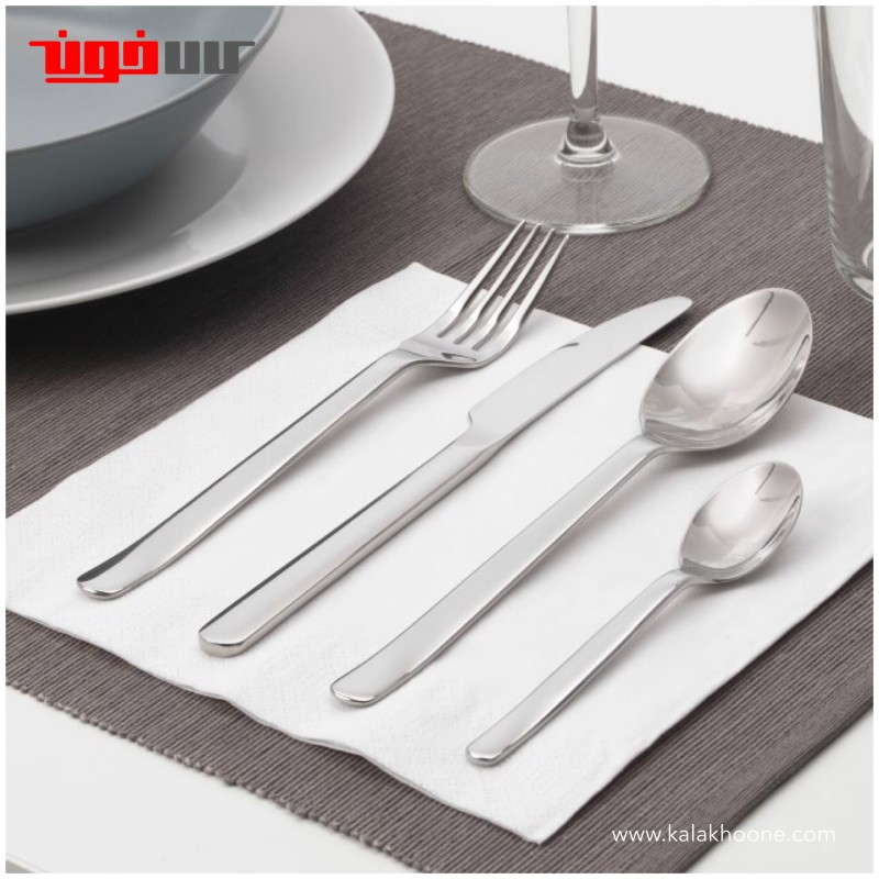 سرویس 24 عددی قاشق، چنگال، چاقو ایکیا مدل +IKEA 365