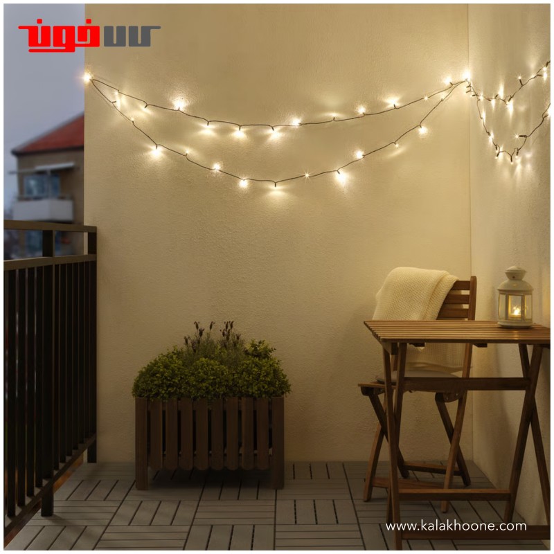 چراغ ریسه ای ایکیا مدل LEDLJUS طول 13.5 متر