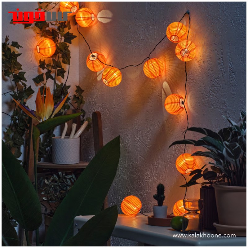 چراغ ریسه ای ایکیا مدل SOLVINDEN طول 3.6 متر