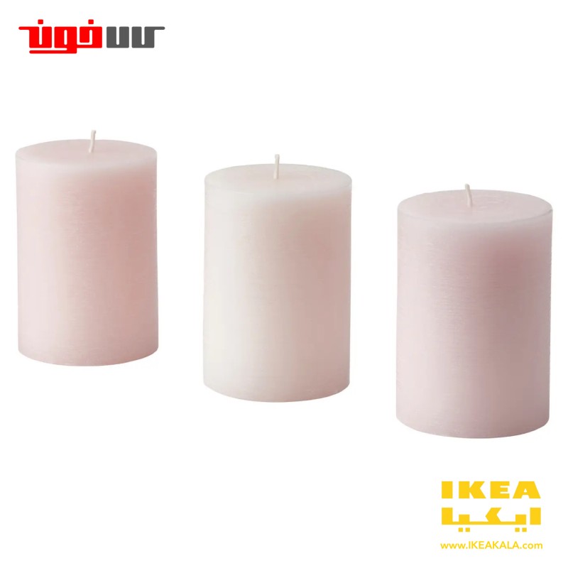 شمع ۳ عددی معطر ایکیا مدل LUGNARE