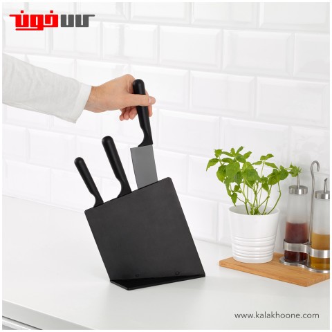 سرویس چاقو و نگهدارنده چاقو مدل JÄMFÖRA