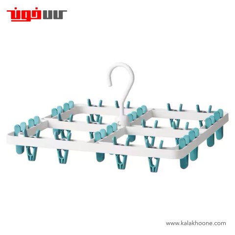 ست ۲۴ تایی گیره لباس ایکیا مدل SLIBB