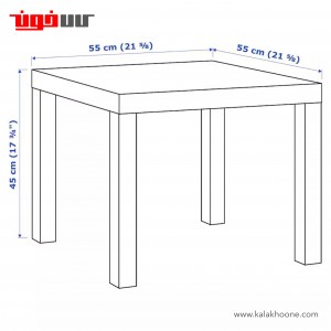 میز عسلی ایکیا مدل LACK