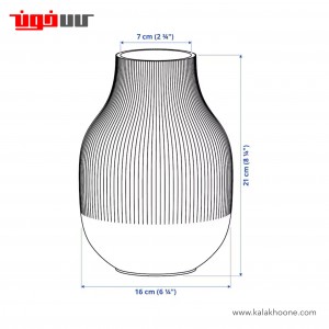 گلدان سفالی ایکیا GRADVIS