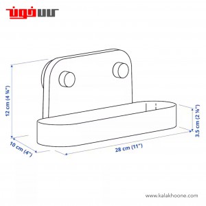 شلف دیواری ایکیا مدل ÖBONÄS