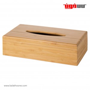 جعبه دستمال کاغذی بامبو ایکیا مدل BONDLIAN