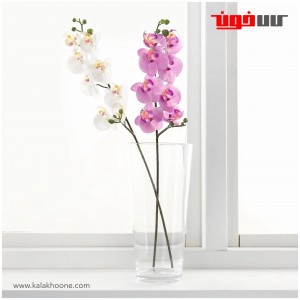 شاخه گل ارکیده صورتی ایکیا مدل SMYCKA