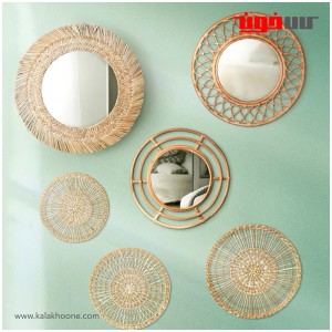 آینه حصیری ایکیا مدل BUSKBO