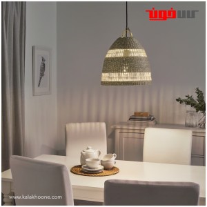 لوستر حصیری ایکیا مدل TORARED