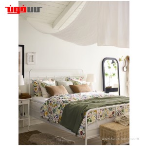 کاور لحاف و روبالشی دو نفره ایکیا مدل STRANDLUMMER