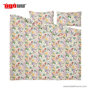 کاور لحاف و روبالشی دو نفره ایکیا مدل STRANDLUMMER