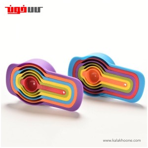 ست پیمانه اندازه گیری مدل رنگین کمان