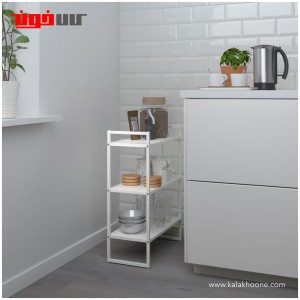 شلف سه طبقه فلزی ایکیا مدل JONAXEL