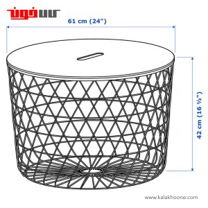 میز جلو مبلی ایکیا مدل KVISTBRO