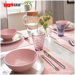 ست ۴ تایی لیوان ایکیا مدل GLASMAL