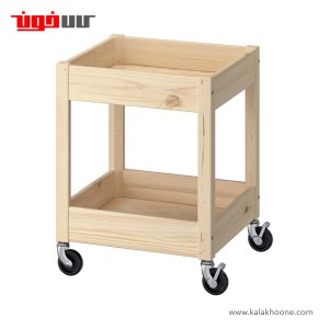 ترولی چوبی ایکیا مدل LOSHULT