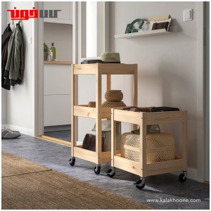 ترولی چوبی ایکیا مدل LOSHULT