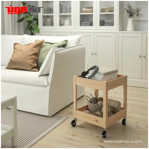 ترولی چوبی ایکیا مدل LOSHULT