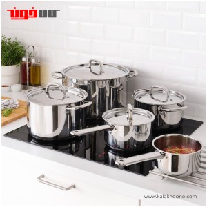 سرویس قابلمه 9 پارچه استیل ایکیا مدل IKEA +365