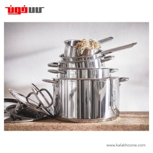 سرویس قابلمه 9 پارچه استیل ایکیا مدل IKEA +365