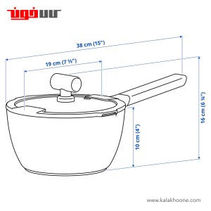 قابلمه سرامیکی ایکیا مدل KLIPPFISK
