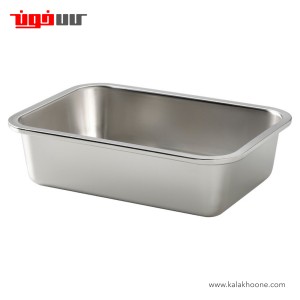 ظرف نگهدارنده غذا استیل ایکیا مدل +IKEA 365 حجم 1 لیتر